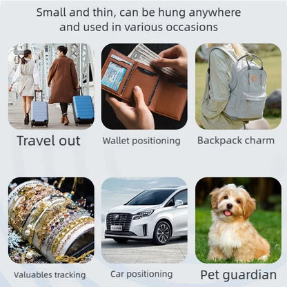Bluetooth GPS Tracker Anti-Lost Device Reminder Finder Locator for iOS Android System Elder Kid Pet Luggage Bag Key Car Tracking