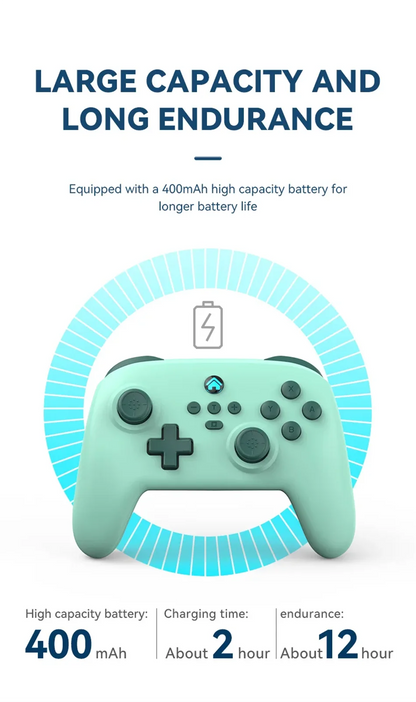 2026 New Switch Pro Wireless Gamepad For Nintendo Switch OLED Lite PC Steam Yuzu Bluetooth Joystick Controller Dual Vibration Tu