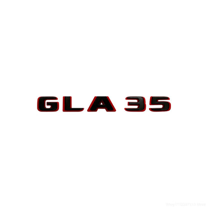 2024 New style Two tone Letters Numbers GLA35 GLA45 GLA45S Turbo 4matic+ for Car Fender Trunk Rear X156 Sticke