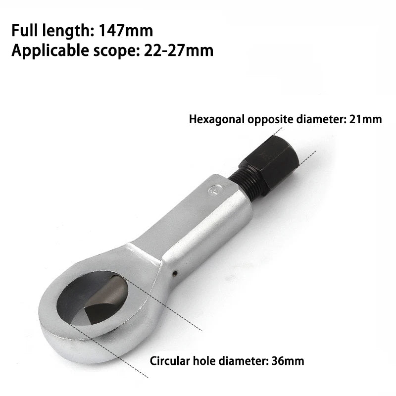 12-16MM Heavy-Duty Nuts Splitter Tools Set Nut Breaker Tool Durable Portable Manual Remover Extractor Hand Splitting Tool