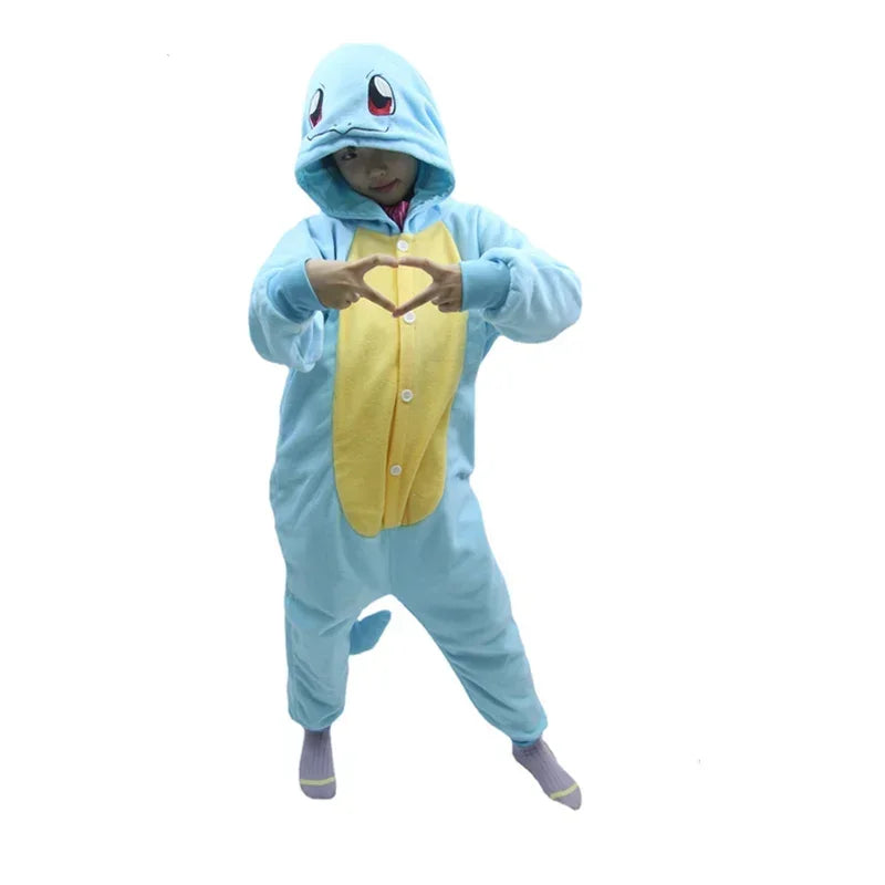 Pokemon Pijama Jigglypuff Pikachu Gengar Snorlax Onesie Kigurumi Cosplay Charmander Halloween Anime Pajamas