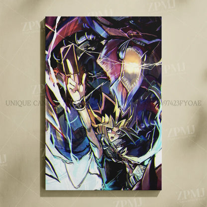 Yu-Gi-Oh! Canvas Pictures Painting Anime Figures Home Decoration Prints Poster For Living Room Frameless Wall Artwork Mural