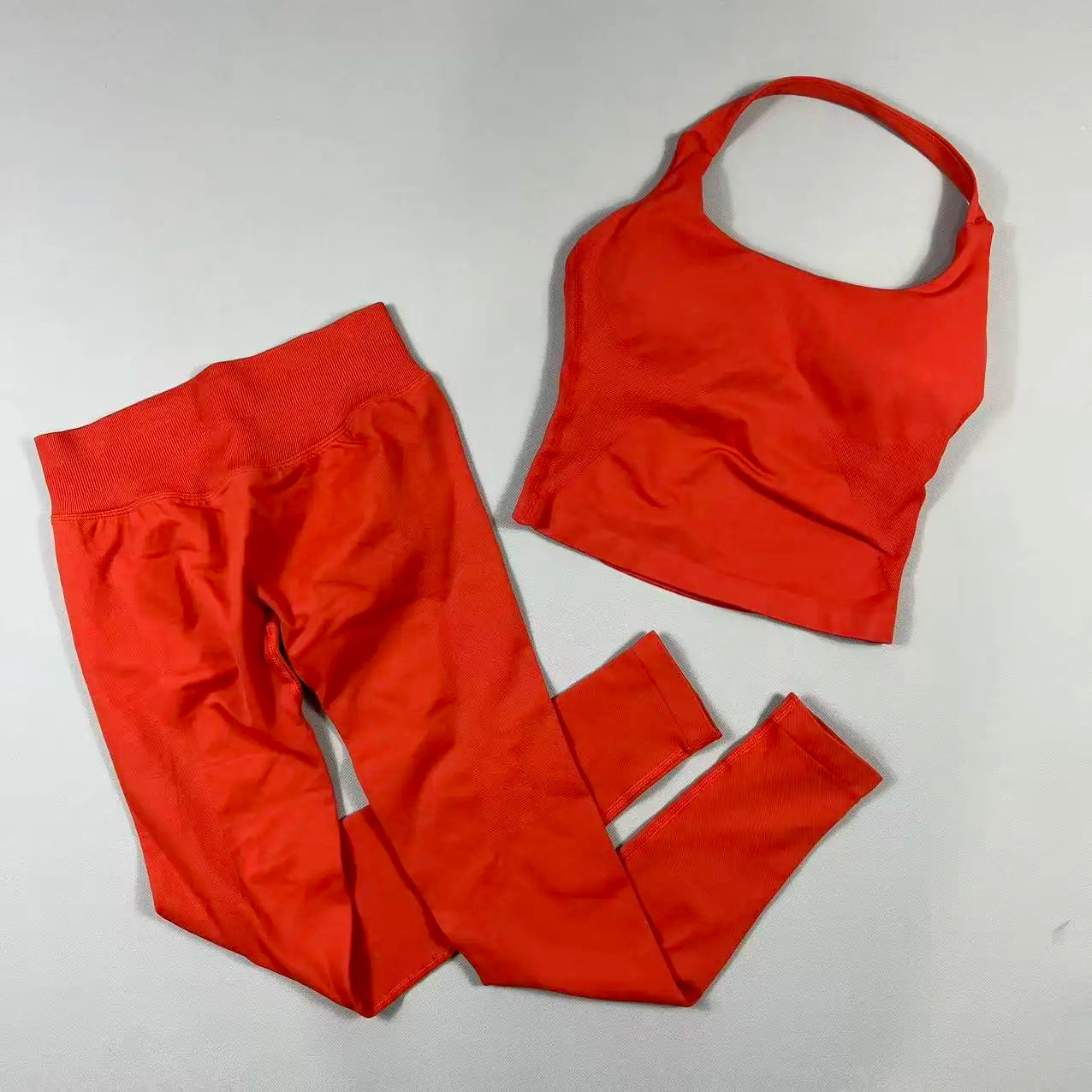 2 Pieces Sportswear Women Yoga Set Gym Clothes Sportswear Yoga Suits High Waist Scrunch Fitness Tracksuits  Pilates Set