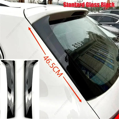 Gloss Black Car Rear Wing For VW Tiguan MK2 Rline \ Standard 2017-2021 Side Spoiler Canard Wing Tuning Accessories ABS Plastic