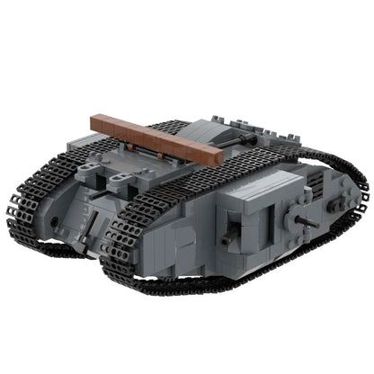 ww1 German A7V and MARK IV Heavy Tank Building Block Toy Military Vehicle Model Bricks Set