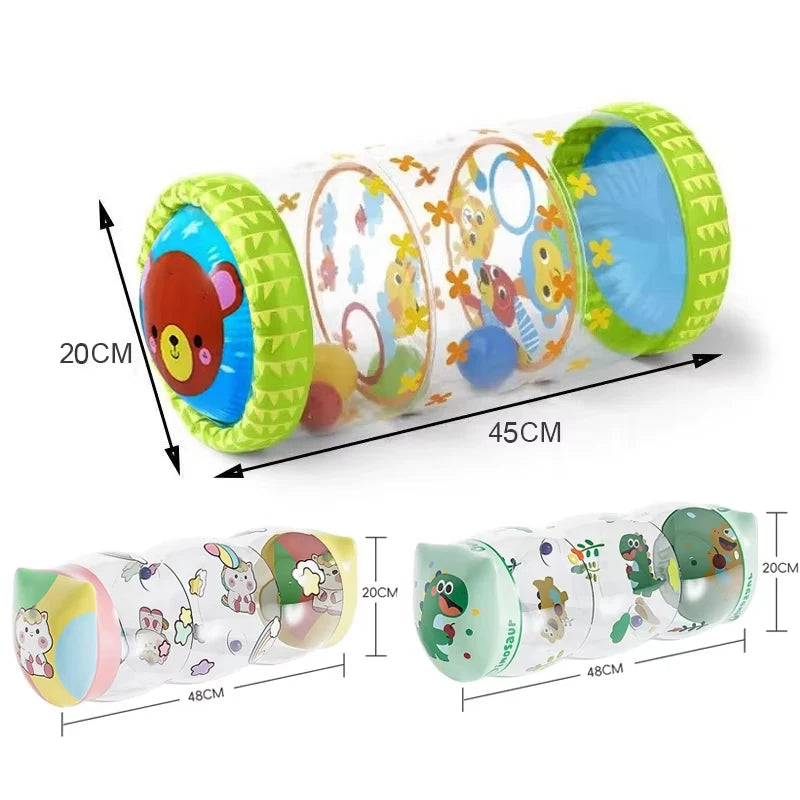 Inflatable Baby Crawling Roller Toy Rattles Games for Babies Development 6 12 Months Baby Crawling toy Fitness Educational Toys