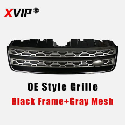 XVIP Honeycomb Style Black Upper Grille Mesh Vent Trim Car Exterior Accessories For Land Rover Discovery Sport L550 2015-2019