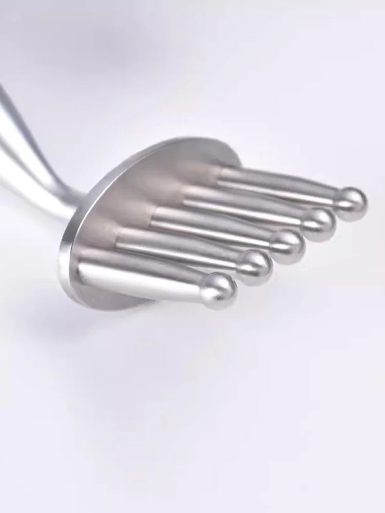 Curved Handle Magnetic Fork Acupuncture Unblock Meridians Massage and Relax After Exercise Release Lactic Acid Massage Tools