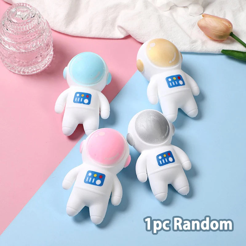 Space Man Squishy Tabas Astronaut Squeeze Fidget Toy Stress Ball Pinch Anti-stress Squishy Toys For Birthday Gifts Party Favors