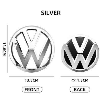 Car Front Hood Emblem Bonnet Badge Rear Trunk Badge For  VW Golf 7 (2014 - 2017) -Emblem