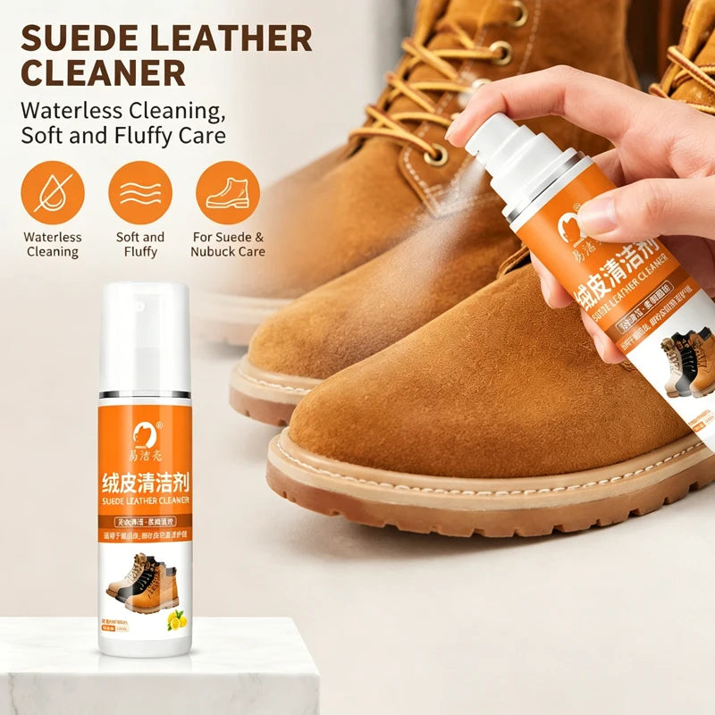 Easy Clean Bright Velvet Leather Care Agent for Cleaning And Conditioning Suede And Matte Leather
