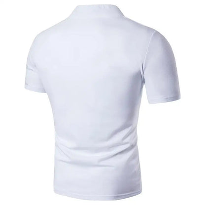 New Short Sleeve T-shirt 2/1Pcs Mens Casual Polo Shirt Summer Fitness Ultralight Tops Sportswear V-Neck T-shirt Printed Pullover