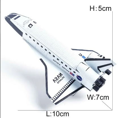 Space Exploration 3D Metal Puzzle Shuttle Hubble Space Telescope Mars Rover Model Toy for Kids Creative Jigsaw Puzzle Gift Toys