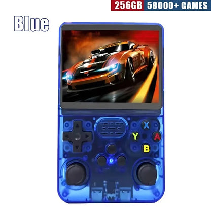 Retro Handheld Game Console R36S 3 5 Inch IPS Screen 64GB 128GB 256GB Portable Gaming Device with Built in Games