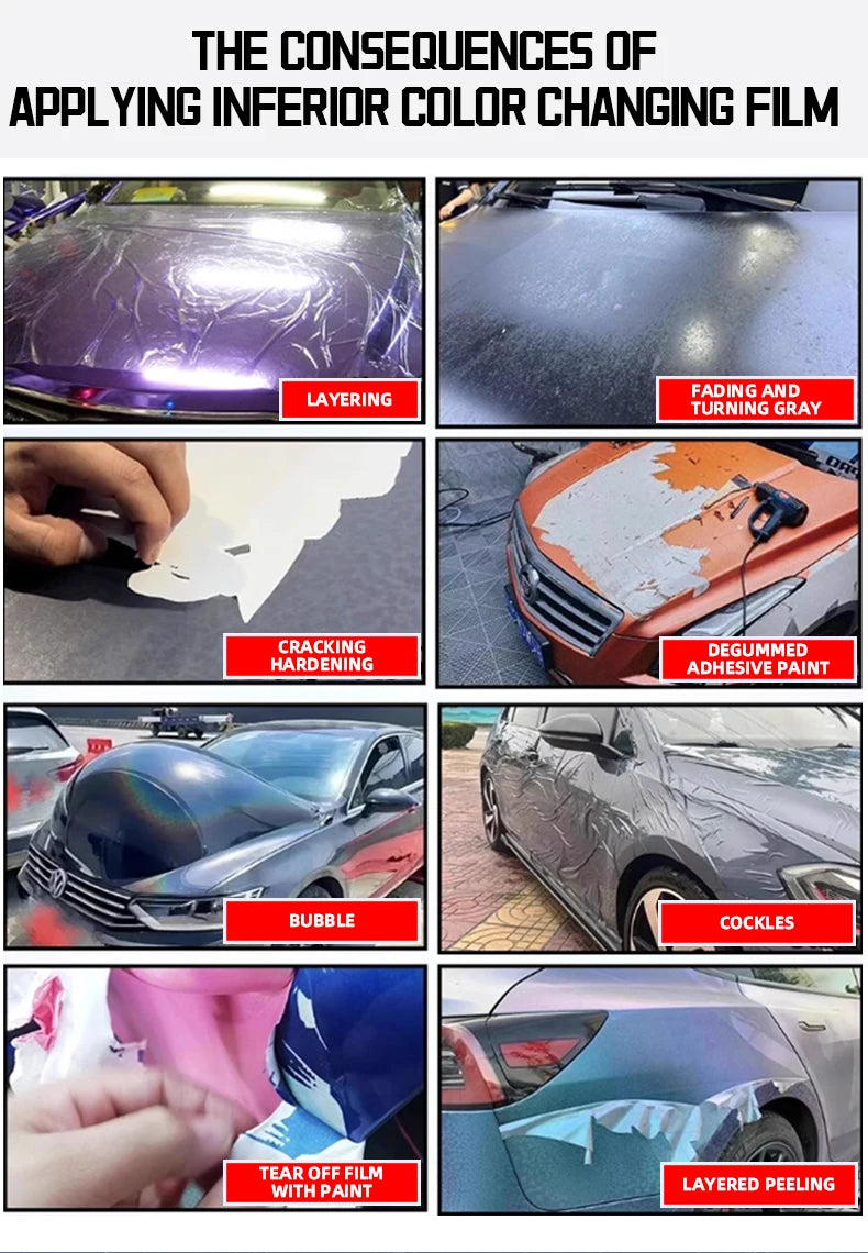 Streamer Black Magic Red Car Vinyl Wrap Full Body Film Self Adhesive Bubble Free Decorative Sticker 1.52x18m