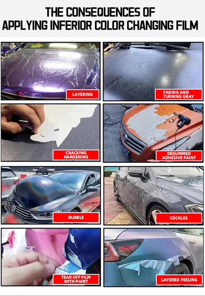 Streamer Black Magic Red Car Vinyl Wrap Full Body Film Self Adhesive Bubble Free Decorative Sticker 1.52x18m