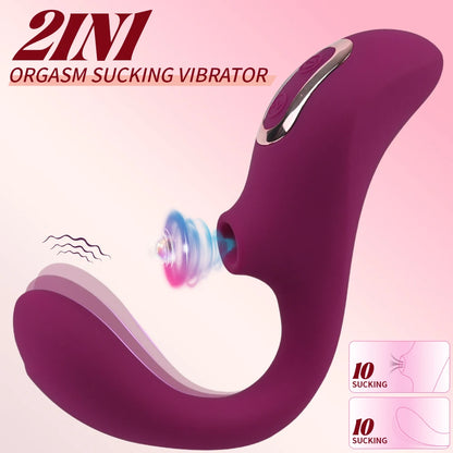 Clit Sucker Vibrator for Women Sucking G-Spot Stimulator Vagina Vibrator Female Masturbator Adult Goods Sex Toy for Women 18+