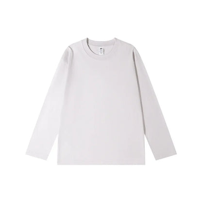 Spring Summer Tops T-shirt Women Solid Cotton Long Sleeve Bottoming Shirt Casual Korean Top Tees Harajuku Loose Basic Tshirt