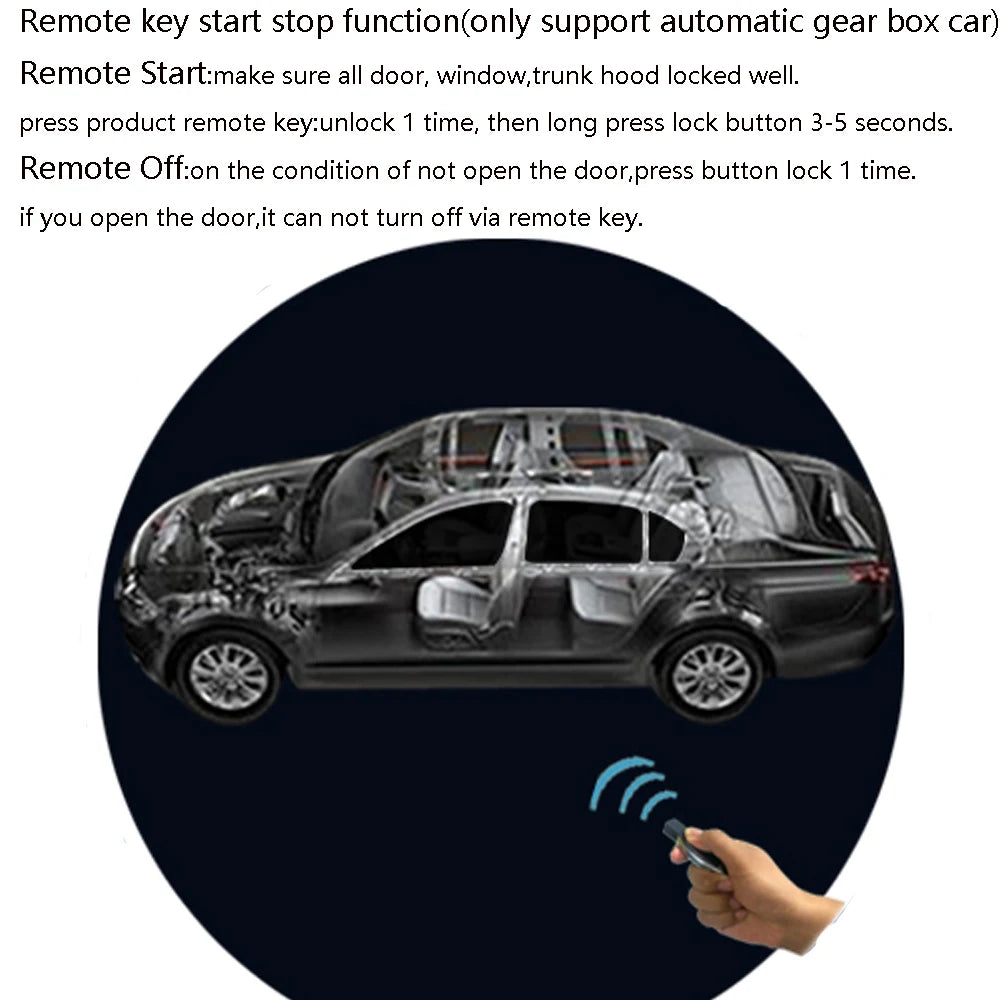 Key Start Upgrade Keyless Start For New  Q3 2020 2021 2022 2023 Auto Unlock Lock Engine Remote Starter Car Part