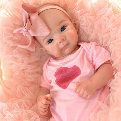 OtardDolls-18 Inches Wrinkle Skin Open Mouth Bettie Solid Silicone Bebe Reborn Girl Doll With Painted Skin Lifelike Reborn Doll