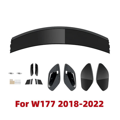 For Mercedes Benz A Class W176 W177 2013-2022 A180 A200 A250 A260 A45 Rear Roof Spoiler Tail Wing Glossy Black Rear Trunk Wing