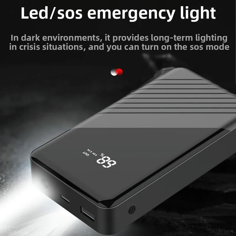 SUKIN 12V Portable Car Jump Starter Power Bank with Air Compressor for Emergency Vehicle Battery Boost Charging and Inflation