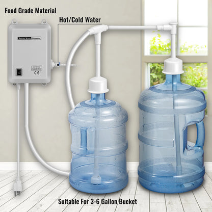 SucceBuy Water Bottle Dispenser Pump System Filter Softener Single/Double Pipe Reverse Osmosis Equipment for Ice Maker