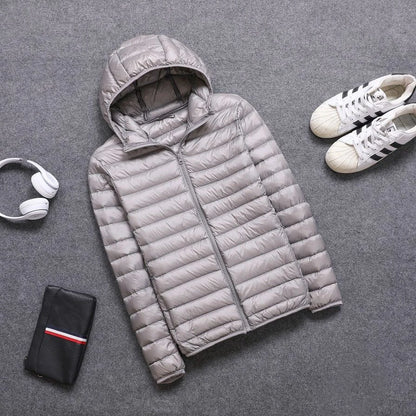 Ultra-Light down Vest Men's Spring Autumn Winter Fashion City Style Standard Fit Youth Daily Wear Couple's Style Vest