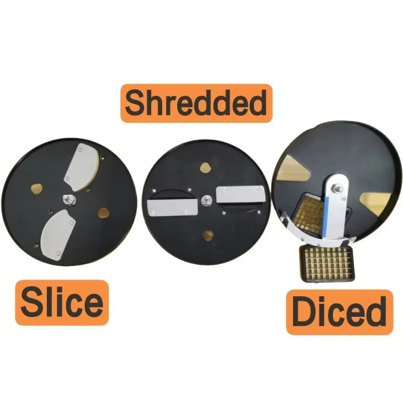 220V Slicing Dicing Shredding Three-in-one Dicing Machine Multi-functional Fruit Vegetable Commercial Vegetable Cutting Machine