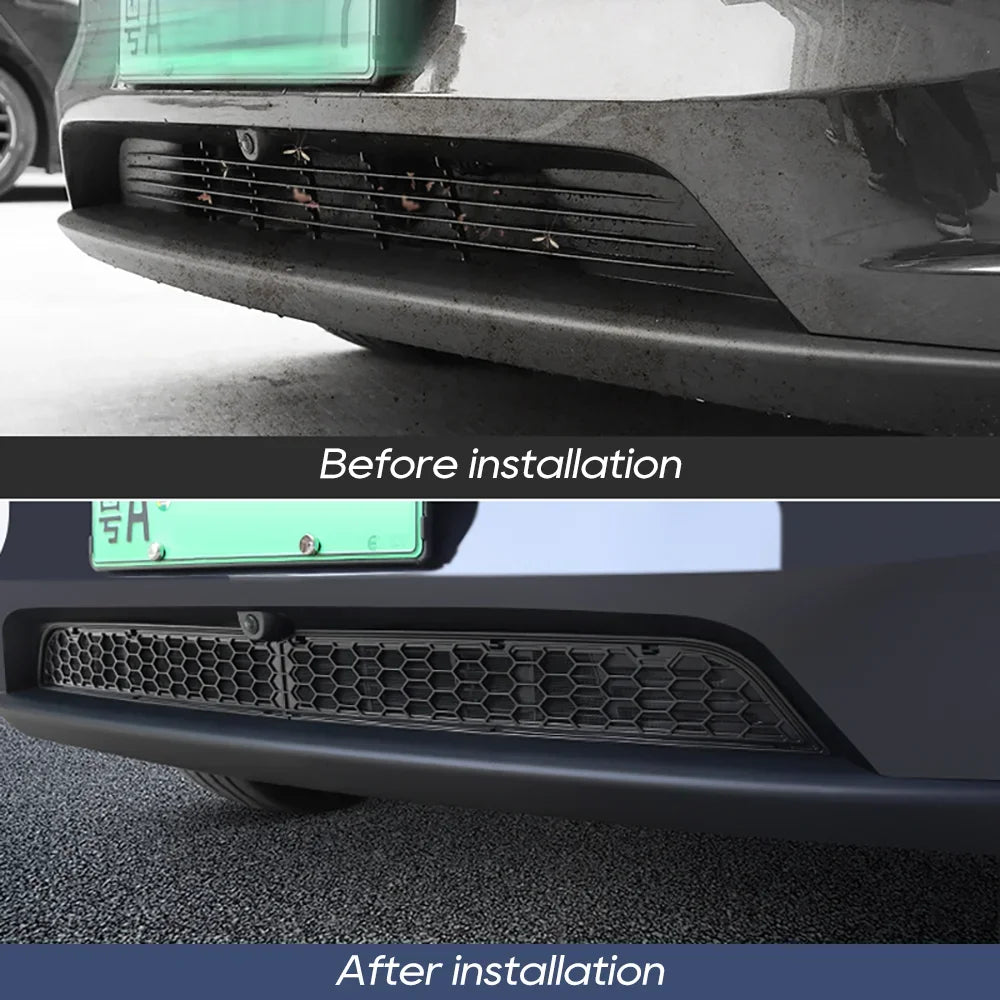 For Tesla Model Y Juniper 2025 2026 Inner Vent Grille Front Lower Bumper Anti Insect Net YL Mesh Air Inlet Anti Dust Proof Cover