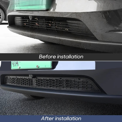 For Tesla Model Y Juniper 2025 2026 Inner Vent Grille Front Lower Bumper Anti Insect Net YL Mesh Air Inlet Anti Dust Proof Cover