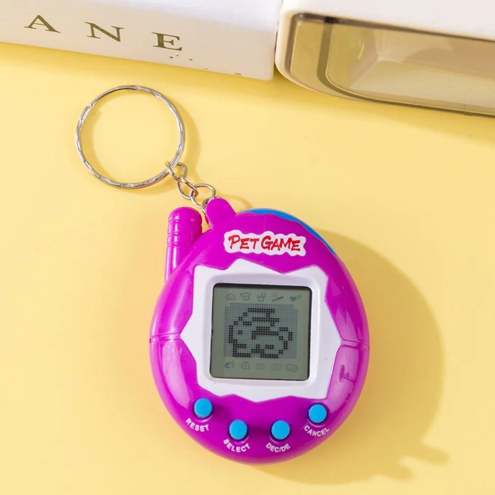 Collector's Edition Aqua Blue 3D Interactive Tamagotchi, Virtual Pet Retro Game Gift for Gamers