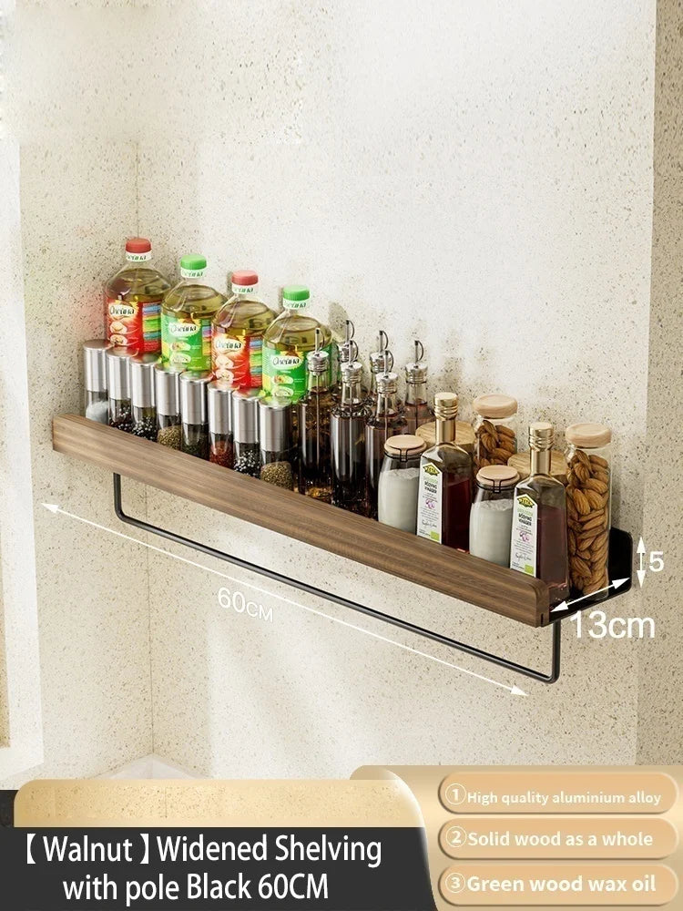 Wall-Mounted Kitchen Spice Storage Rack Multi-Functional Countertop Seasoning Storage Rack Household Multi-Layer Corner Rack