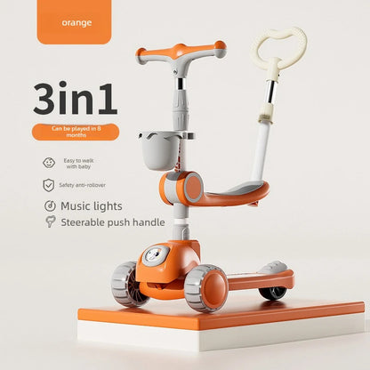 Scooter for children and scooter suitable for boys and girls, ideal for helping children develop their sense of balance