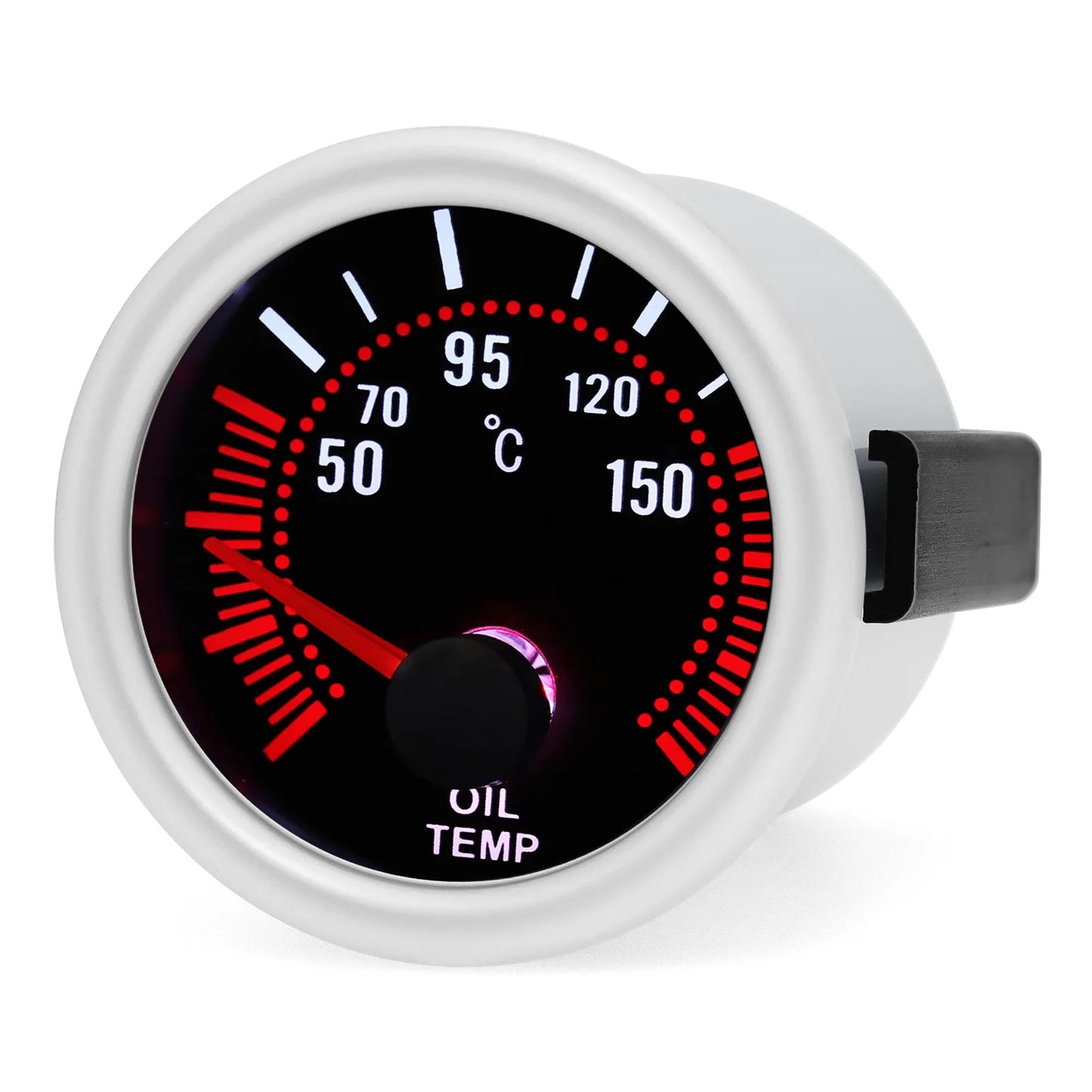 2"52mm Smoke Len PSI/BAR Turbo Boost Gauge Meter Water/Oil Temp Meter Tachometer Vacuum VOLT Oil Pressure for Gasoline Car 12V