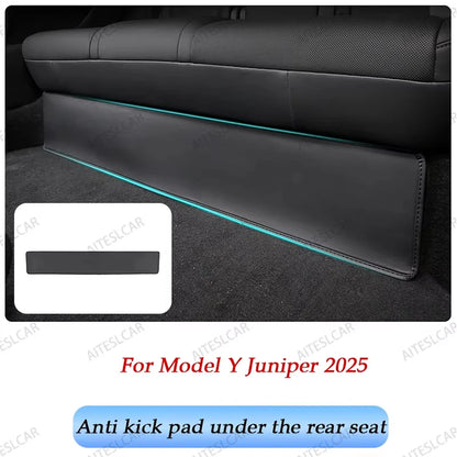 Car Seat Back Protective Mat For Tesla Model 3 / Y Full Seat Anti Kick Pad Leather Anti Scratch Protector Mats Car Accessories