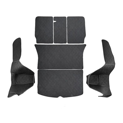 Leather Trunk Mats Fully Surrounded Waterproof Non-Slip Liner Custom Floor mat for Tesla Model Y Juniper 3 Highland 2017 to 2025