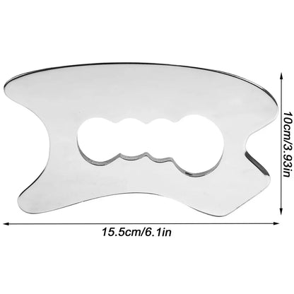 Stainless Steel Gua Sha Stick Deep Tissue Relax Cellulite Massager for Body Slimming Scraping Board Muscle Massage Relaxation