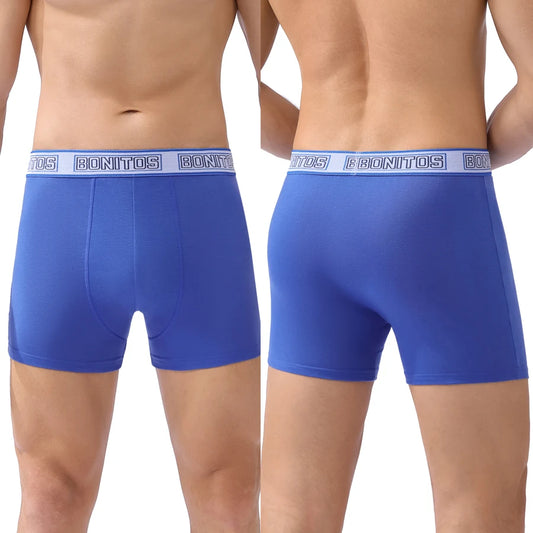 5pieces Men's Panties Sexy Medium Long Mens Underpants Letter Boxers Underwear For Men Polyester Boxer Shorts