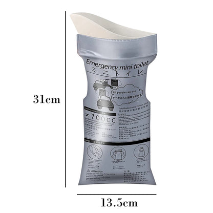 Outdoor Emergency Urinate Bags 600/700ml Disposable Travel Mini Mobile Toilet Unisex Pee Bag Vomiting Bag for Baby Women Men