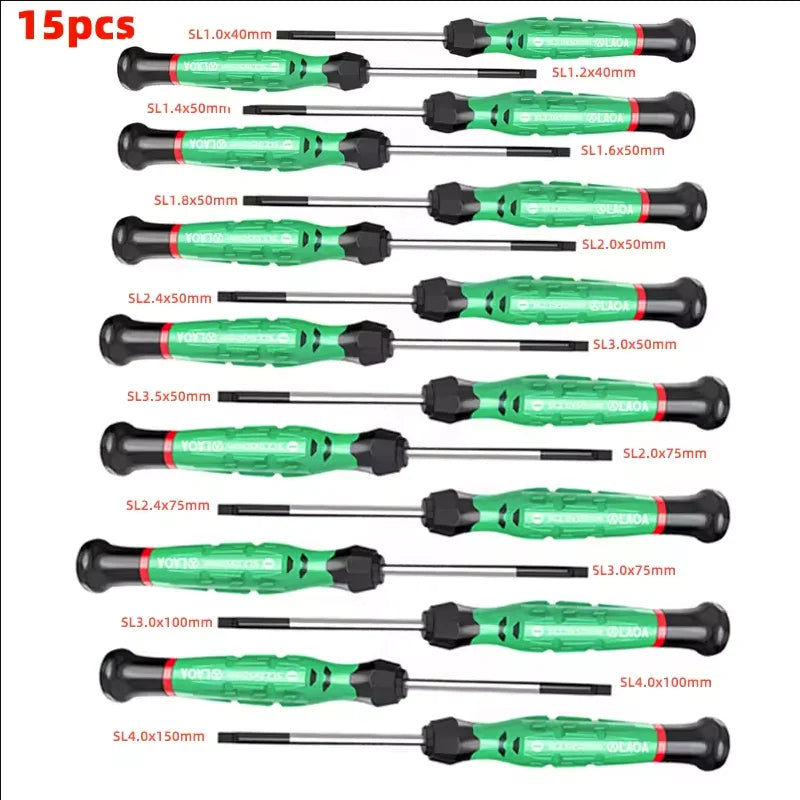 LAOA 1pcs precision screwdriver SL1.0-4.0 screwdriver phillips mini screwdriver phillips screwdriver plum blossom T5-T20