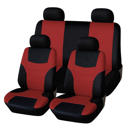 8Pcs Car Seat Covers Front Rear Headrest Protector Comfortable Fashion Seat Cover Protectors for Car SUV All Seasons Auto Parts