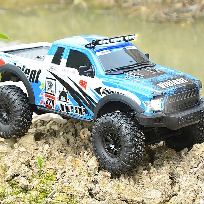 HB ZP1005 ZP1010 Remote Control Car 2.4g 4wd simulation Rc Car All-terrain 15km/h 1:10 Off-road Monster Truck Toy For Boys Gift