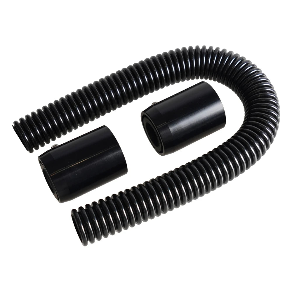Universal 24" 36" 48" Car Engine Cooling Stainless Steel Radiator Hose Kit and Stainless Steel With Chrome-Plated Cap Clamp