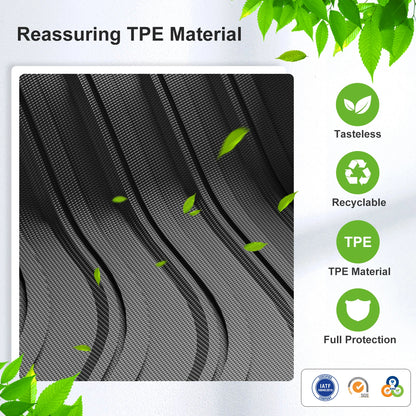 for MG 4 MG4 EV 2022 2023 2024 Car Floor Mats Trunk Pad TPE 3D Foot Pad All Weather Auto Accessories Black