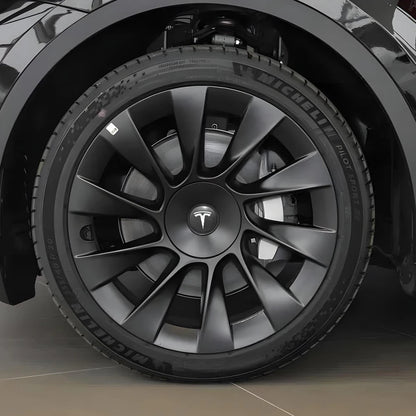 4pcs For Tesla Model Y Performance 21-inch Car Wheel Hub Center Cover Replacement Parts Auto Tire Hubcap Badge Decor Accessories