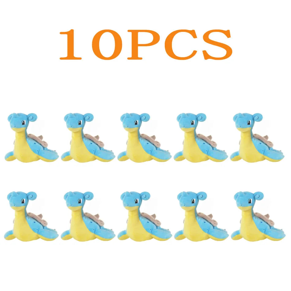 10pcs Pokemon Official Plush Toy - Charmander, Squirtle, Pikachu Plush, Bulbasaur Stuffed Animal Toy, Pokemon Doll Birthday Gift