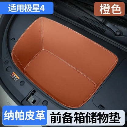 Full Enclosed Frunk Mat for Polestar 4 Custom Fit Car Front Trunk Liner Interior Styling Modification Accessories Interior Tools