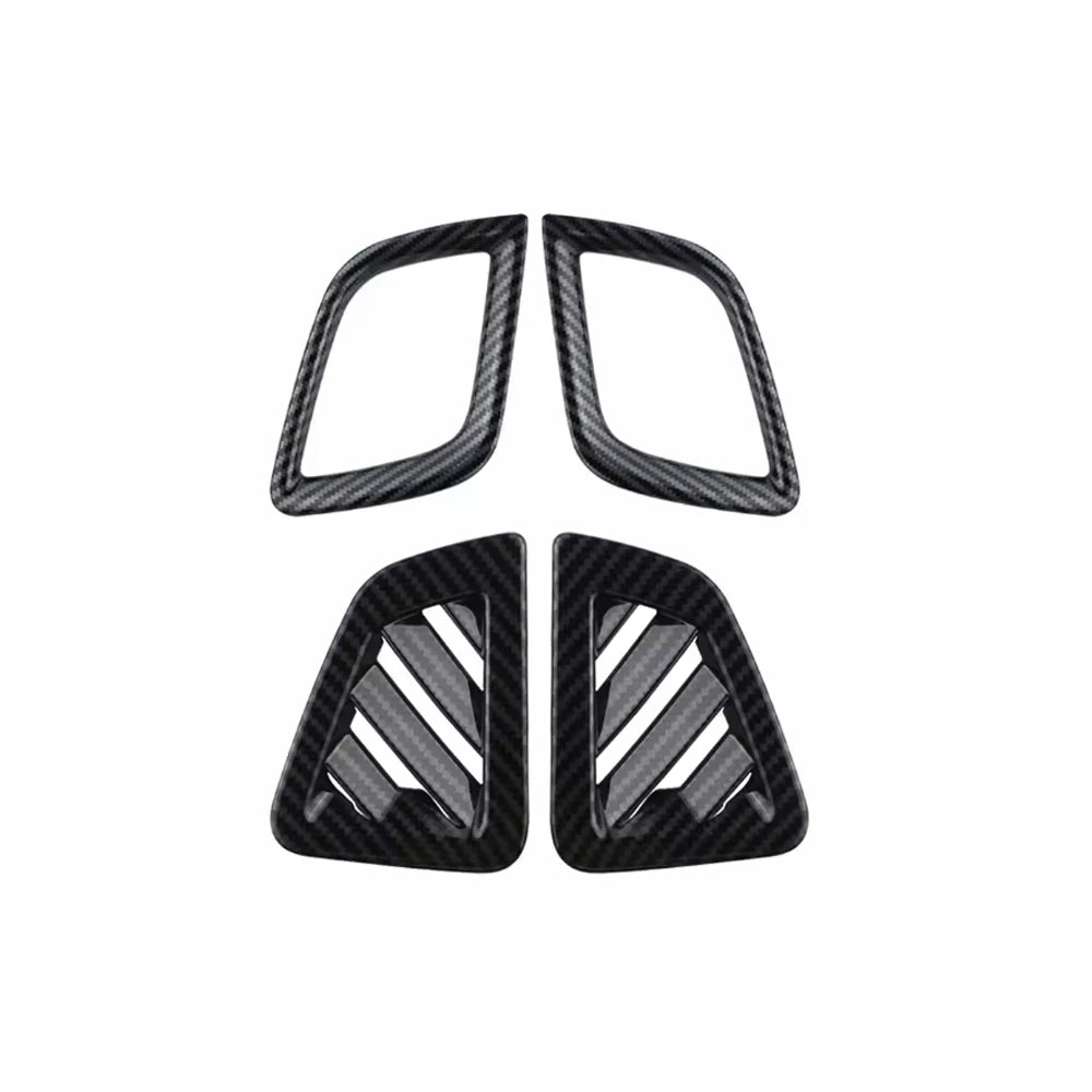 Car Front Air Outlet Cover For Isuzu Dmax D-max 2021 2022 2023 2024 AC Vent Sticker Decoration Trim Interior Accessories