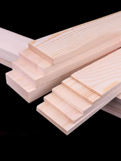 5pcs Pine Wood Board for for Model Making Wood Craft Board Wooden Cupboard Partition Construction Material Model Building kit